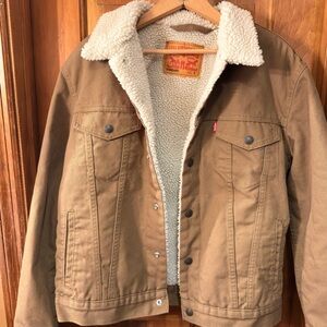 Levi's Men's Tan Sherpa Jacket